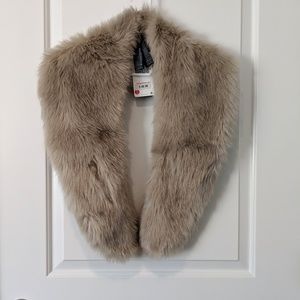 Faux fur stole